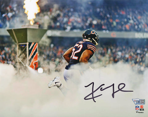 Khalil Mack Signed Chicago Bears Smoke 8x10 Photo (Fanatics COA)