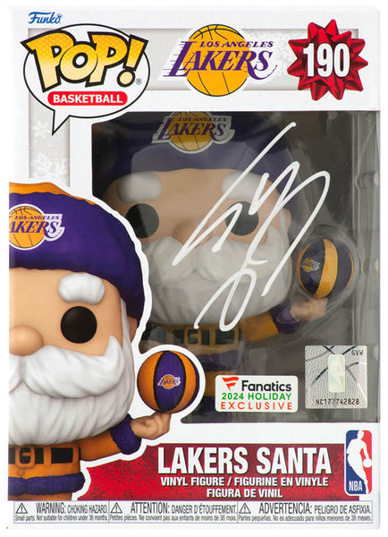 Shaquille O'Neal Signed Lakers SANTA NBA Funko Pop Doll #190 - (SCHWARTZ COA)