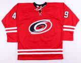 Victor Rask Signed Hurricanes Jersey (Becket COA) NHL Career 2010-present