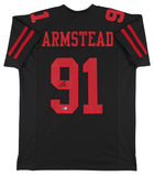 Arik Armstead Authentic Signed Black Pro Style Jersey BAS Witnessed