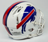 Josh Allen Signed Autographed Buffalo Bills FS AUTHENTIC Helmet Beckett