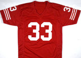 Roger Craig Autographed Red Pro Style Jersey - Beckett W Hologram *Black