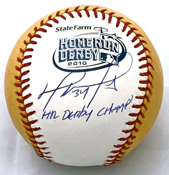 David Ortiz Signed Red Sox MLB 2010 Home Run Derby Moneyball Baseball Beckett