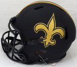 DREW BREES AUTOGRAPHED SAINTS ECLIPSE FULL SIZE AUTH HELMET PASSING LEADER