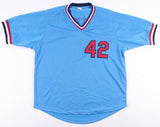 Bruce Sutter Signed St. Louis Cardinals Powder Blue Throwback Jersey JSA Hologrm