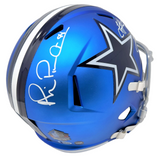 Emmitt Smith/Troy Aikman/Michael Irvin Dallas Cowboys Signed Blaze Helmet BAS