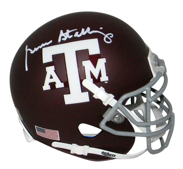 GENE STALLINGS AUTOGRAPHED SIGNED TEXAS A&M AGGIES MINI HELMET TRISTAR