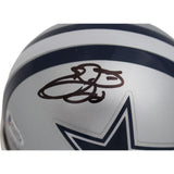 Emmitt Smith Autographed/Signed Dallas Cowboys VSR4 Mini Helmet Beckett 46594