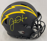 JUSTIN HERBERT SIGNED LA CHARGERS F/S ECLIPSE SPEED AUTHENTIC HELMET BECKETT COA