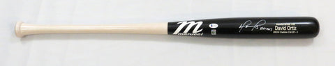 David Ortiz Signed Boston Red Sox Marucci Game Model Bat W/541 HR's Beckett