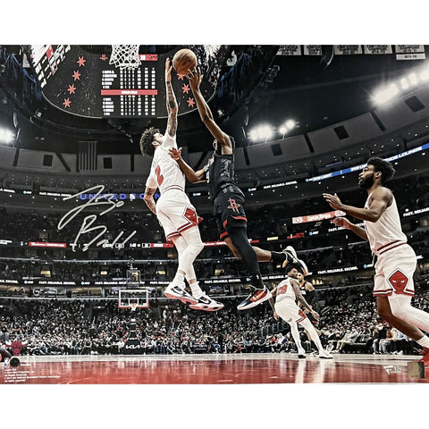 Lonzo Ball Autographed/Signed Chicago Bulls 16x20 Photo FAN 46861