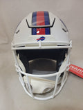 JOSH ALLEN SIGNED BUFFALO BILLS SPEEDFLEX AUTHENTIC HELMET BECKETT QR