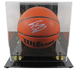 Lakers Shaquille O'Neal Authentic Signed Orange WIlson Basketball w/ case BAS W