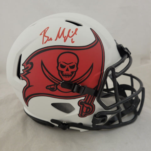 BAKER MAYFIELD SIGNED BUCCANEERS F/S LUNAR ECLIPSE SPEED AUTHENTIC HELMET BAS QR