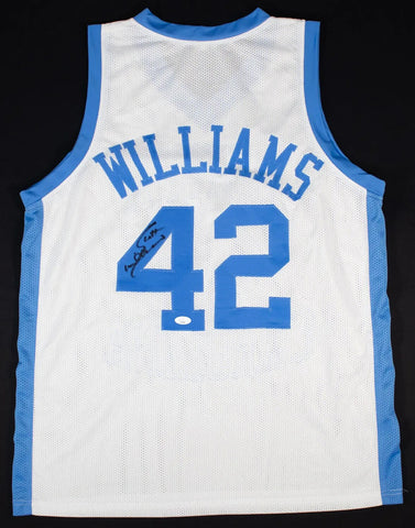 Scott Williams Signed North Carolina Tar Heels Jersey (JSA COA) Bulls, 76ers, PF