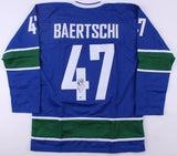 Sven Baertschi Signed Canucks Jersey (Beckett COA) Vancouver Left Winger