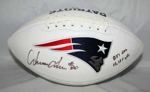 Irving Fryar Autographed New England Patriots Logo Football SGC Authentic 2 INSC