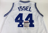 Dan Issel Signed Kentucky Wildcats White Jersey (JSA COA) Denver Nugget All Star