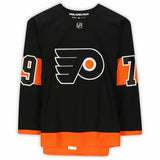 CARTER HART Autographed Philadelphia Flyers Authentic Black Jersey FANATICS