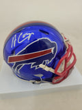 AMARI COOPER SIGNED BUFFALO BILLS FLASH SPEED MINI HELMET BECKETT COA