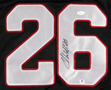 Chris "Beanie" Wells Signed Cardinals Reebok Jersey JSA Ohio State All American