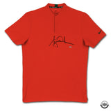 Nike Golf Tiger Woods Autographed 2020 TW Dri-Fit Red Polo Shirt UDA