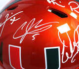 * Sapp, Irvin, Johnson, Lewis, Gore Signed F/S Miami Flash Speed Auth.