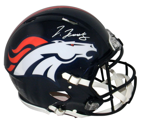 JERRY JEUDY AUTOGRAPHED DENVER BRONCOS FULL SIZE AUTHENTIC SPEED HELMET BECKETT