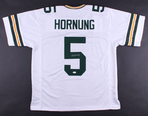 Paul Hornung Signed Packers Jersey (JSA COA) 1986 Hall of Fame Inductee