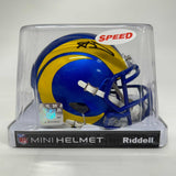 Autographed/Signed Aaron Donald LA Rams Speed Mini Football Helmet Beckett COA