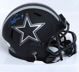 Tony Romo Autographed Cowboys Eclipse Speed Mini Helmet - Beckett W Auth *Blue