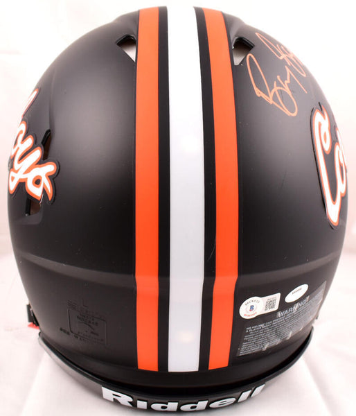 Barry Sanders Autographed Heisman Fs Helmet Oklahoma State Osu Beckett