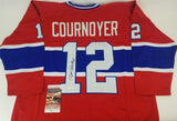 Yvan Cournoyer Signed Montreal Canadiens Jersey (JSA COA) 10xStanley Cup Champ