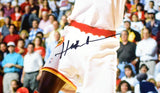 Hakeem Olajuwon Houston Rockets Autographed 16x20 v. Shaq Photo- Beckett Holo