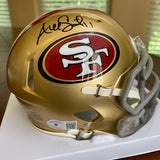 ALEX SMITH SIGNED AUTOGRAPHED SAN FRANCISCO 49ERS MINI HELMET BECKETT