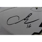 Aidan O'Connell Autographed Purdue Boilermakers Logo Football Insc Beckett 48896