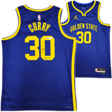 WARRIORS STEPHEN CURRY AUTOGRAPHED NIKE JORDAN STATEMENT JERSEY BECKETT 234962