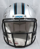 Julius Peppers Signed Panthers F/S Speed Authentic Helmet w/ HOF- Beckett W Holo