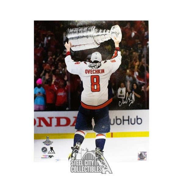 Alexander Ovechkin Autographed Washington Capitals 16x20 Photo - Fanatics (Cup)