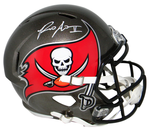 RONALD JONES II SIGNED TAMPA BAY BUCCANEERS 2020 FULL SIZE SPEED HELMET BECKETT