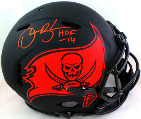 Derrick Brooks Signed Bucs Authentic Eclipse Speed FS Helmet w HOF-Beckett W*Red