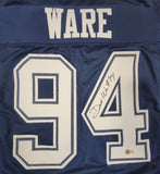 DEMARCUS WARE SIGNED AUTOGRAPHED PRO STYLE XL CUSTOM JERSEY BECKETT QR