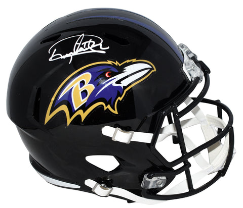 DERRICK HENRY AUTOGRAPHED BALTIMORE RAVENS FULL SIZE SPEED HELMET BECKETT