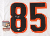 Tee Higgins Signed Cincinnati Bengals White Jersey (JSA COA) Clemson Tiger W.R.