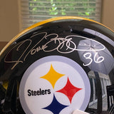 Jerome Bettis Autographed Signed Pittsburgh Steelers FS Replica Helmet Beckett