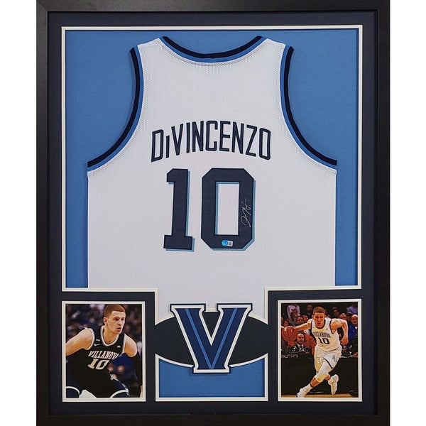 Donte DiVincenzo Autographed Signed Framed Villanova Jersey BECKETT