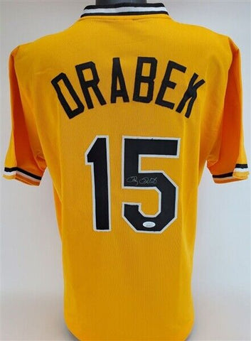 Doug Drabek Signed Pittsburgh Pirates Jersey (JSA COA) 1990 N.L. Cy Young Award