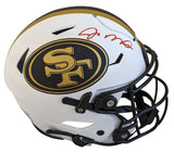 49ers Joe Montana Authentic Signed Lunar Speed Flex Full Size Helmet Fanatics