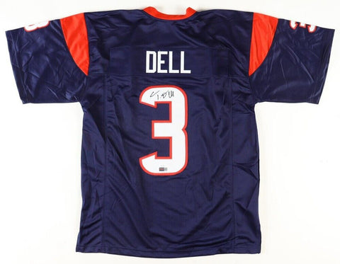 Tank Dell Signed Houston Texans Jersey (JSA) 2023 3rd Round Pick Wide Receiver