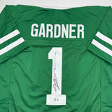 Autographed/Signed Ahmad Sauce Gardner New York Green Jersey Beckett BAS COA #2